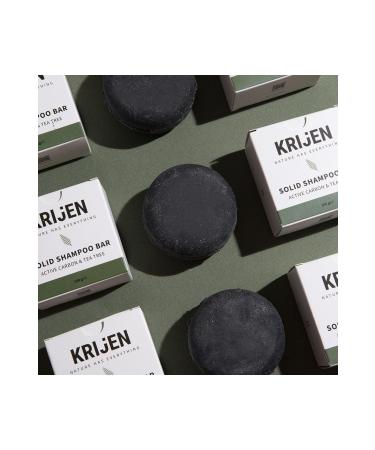 Krijen Active Carbon & Tea Tree Solid Shampoo 100 Gr - Buy Online on GoSupps.com