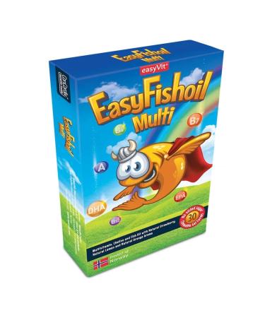 Easy Fishoil Easyfishoil Multi 30 Gel Tablets