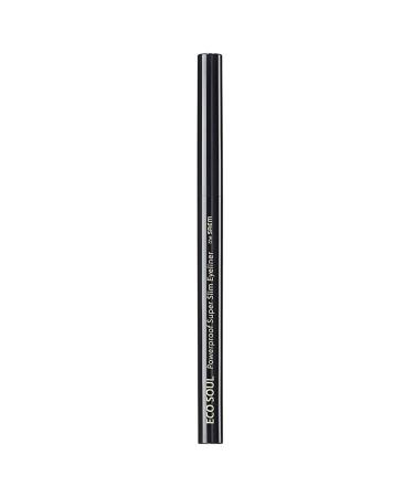 The Saem Eco Soul Powerproof Super Slim Eyeliner Bk01(Extra Thin Waterproof Black Eyeliner)-6.5gr - Buy Online on GoSupps.com