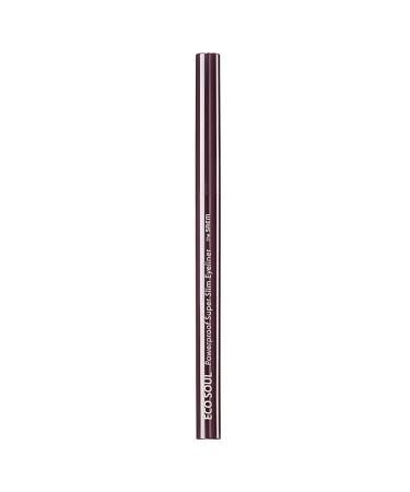 The Saem Eco Soul Powerproof Super Slim Eyeliner -thrill Brown