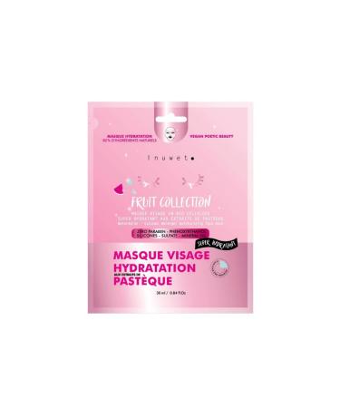 Inuwet - FRUIT COLLECTION FACE MASK - WATERMELON FLAVORED MOISTURIZING FACE MASK