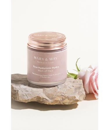 Mary May Rose Hyaluronic Intensive Moisture Skin Care Mask 125 Ml - Buy Online on GoSupps.com