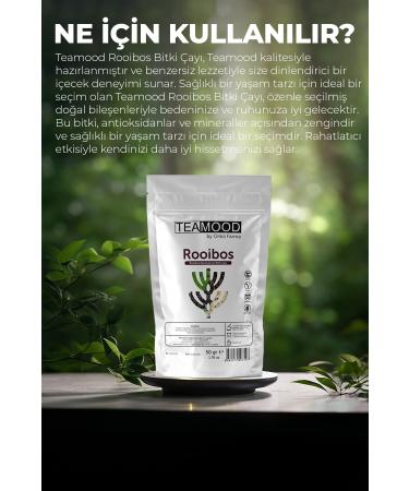 TEAMOOD Onka Farma Rooibos Herbal Tea - Rooibos Black Elderberry Herbal Tea - 50 gr - Buy Online on GoSupps.com