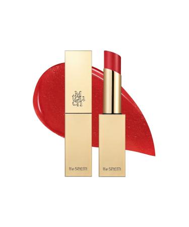 The Saem M Touch Shine Lipstick / Glitter Shiny Lipstick - RD02 Red Show