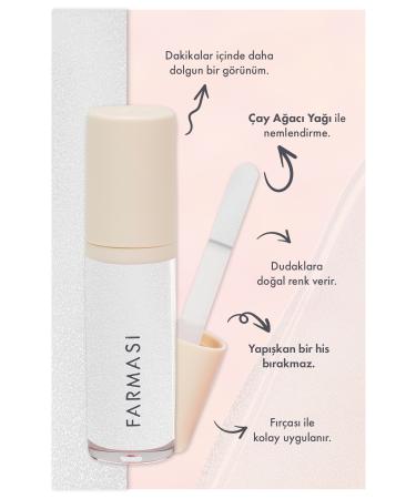 Farmasi Colored Lip Plumper 00 Glass 8 ml - Buy Online on GoSupps.com