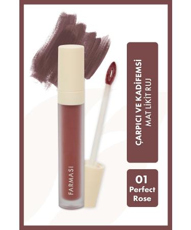 Farmasi Matte Liquid Lipstick 01 Perfect Rose