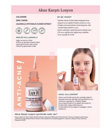 Luv it! Anti-Acne Lotion 30 Ml - Buy Online on GoSupps.com