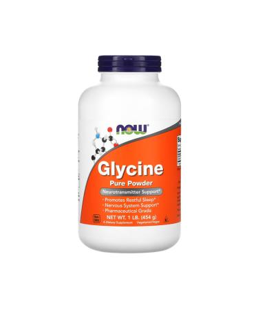 Now Foods Glycine Pure Powder 1 lb (454 g)