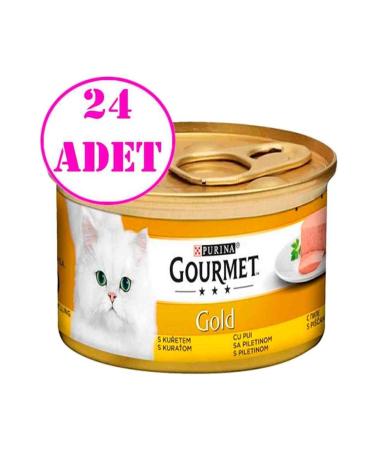 Gourmet Proplan Minced Chicken Cat Canned Food 85 gr 24 Pcs