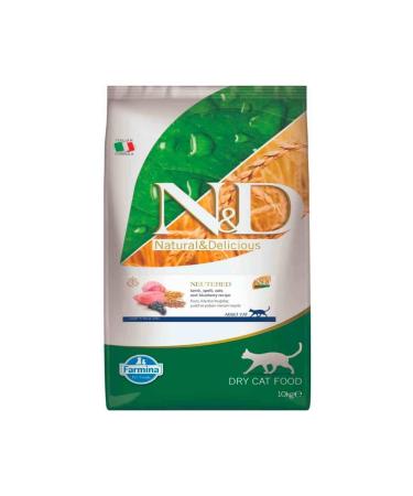 N & D Nd Low Grain Lamb Sterilized Cat Food 10 Kg - Buy Online on GoSupps.com