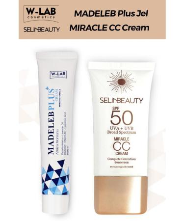 W-Lab Cosmetics Madeleb Plus Cream 50 ml and Selin Beauty Cc Cream 50 ml Set