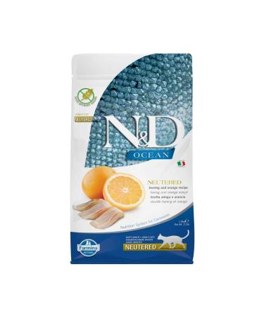 N & D Nd Ocean Grain-Free Herring & Orange Cat Food 1.5 Kg