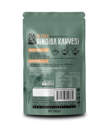Dagk Chicory Coffee Detox Coffee 150g - Buy Online on GoSupps.com