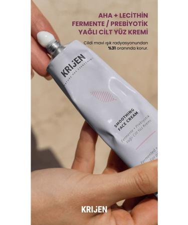 Krijen Aha + Lecithin | Fermented / Prebiotic Oily Skin Face Cream 50 gr - Buy Online on GoSupps.com