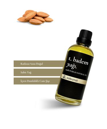 Sabanal Sweet Almond Oil 100 ml Moisturizing Nourishing Care Oil for Skin and Hair - Buy Online on GoSupps.com