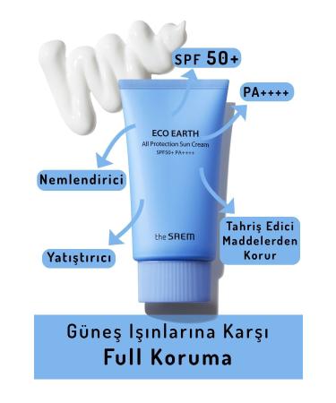 The Saem Full Protection Blue Light Protection Anti-aging Sun Cream Spf 50 Pa 50 gr