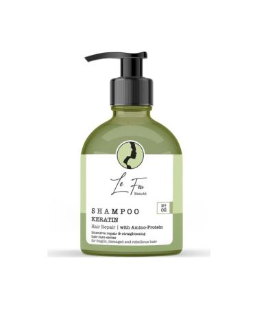 le feu beaute Keratin Charge Smoothing Repairing Revitalizing Hair Care Shampoo 4
