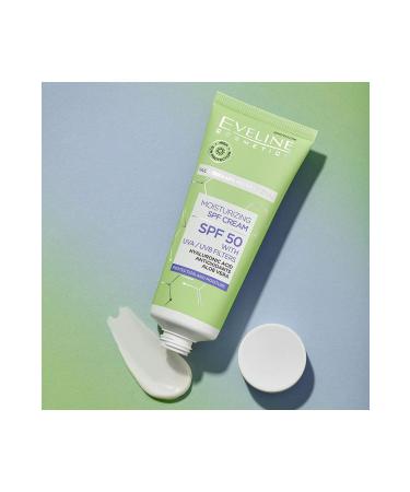 Eveline Cosmetics Antioxidant Moisturizing Vegan Sun Cream SPF 50 30 ml - Buy Online on GoSupps.com