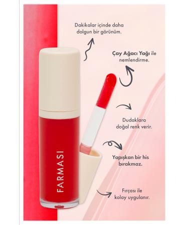 Farmasi Colored Lip Plumper 01 Fiery 8 ml - Buy Online on GoSupps.com