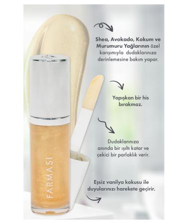 Farmasi Ultimate Shine Lip Gloss 01 Golden Topaz - Buy Online on GoSupps.com