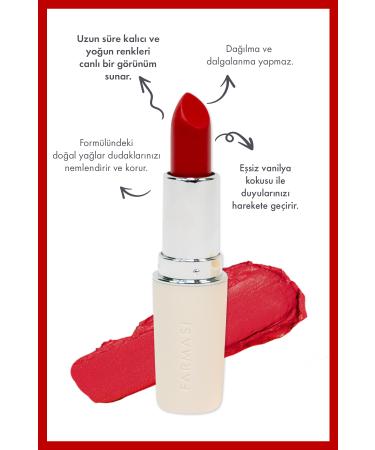 Farmasi Creamy Lipstick 13 Rubby 4 gr - Buy Online on GoSupps.com