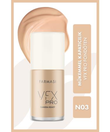 Farmasi Vfx Pro Camera Ready Foundation N03 30 Ml