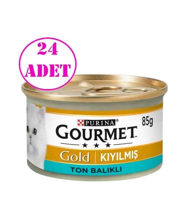 Gourmet Gold Canned Tuna Cat Food 85 gr 24 Pieces
