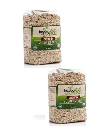 Happy Life Happy Life Organic Oatmeal 500gr X2
