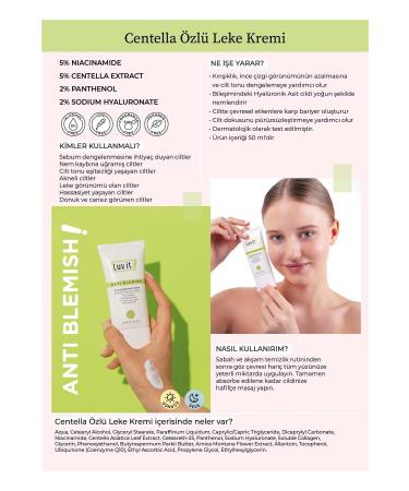 Luv it! Centella Extract Anti-Spot Moisturizing Cream 50 Ml - Buy Online on GoSupps.com