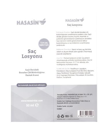 Hasasin la Hair Lotion 50 Ml For Atopic Prone Skin - Buy Online on GoSupps.com