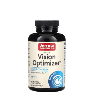 Jarrow Formulas Vegan Vision Optimizer 180 Veggie Capsules
