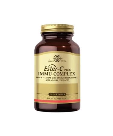 Solgar Ester-c Plus Immu-complex 60 Softgels