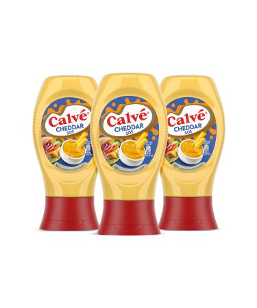 Calve Sauce Cheddar 240 gr X3 Pieces - Buy Online on GoSupps.com
