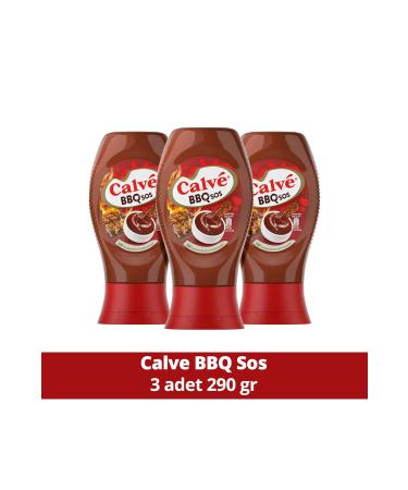 Calve Sauce Barbecue 290 gr X3 Pieces