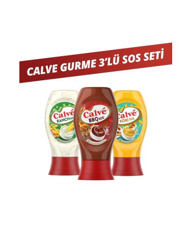 Calve Ranch Sauce 245 G BBQ Sauce 290 G Curry Sauce 260 G