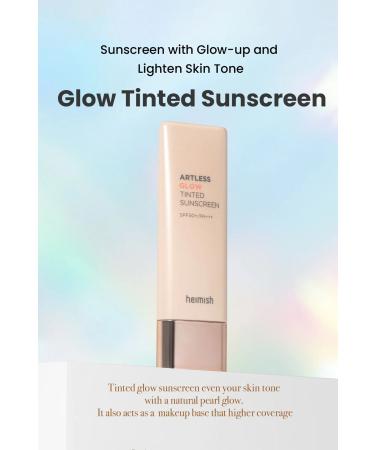 Heimish Artless Glow Tinted Sunscreen SPF50+ PA+++ 40ml - Toning Sunscreen - Buy Online on GoSupps.com