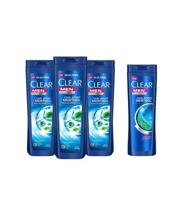Unilever Clear Men Anti-Dandruff Shampoo Cool Sport Menthol Refreshing Menthol Effect 350 ml X3 180 ml - Buy Online on GoSupps.com