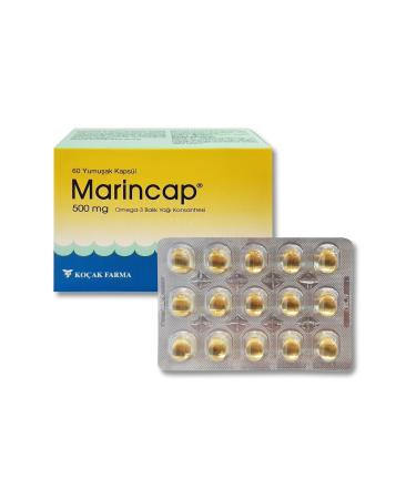 Marincap Omega-3 Fish Oil 500 Mg 60 Capsules 3 Pieces - Buy Online on GoSupps.com