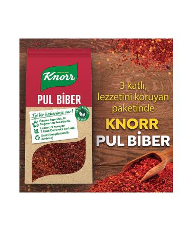 Knorr 3-Piece Economical Large Spice Pack Red Pepper 200gr Mint 65gr Thyme 55gr - Buy Online on GoSupps.com