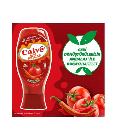 Calve Spicy Ketchup 610 G Mayonnaise Reduced Fat 540 G Set of 2 X3 Pieces - Buy Online on GoSupps.com