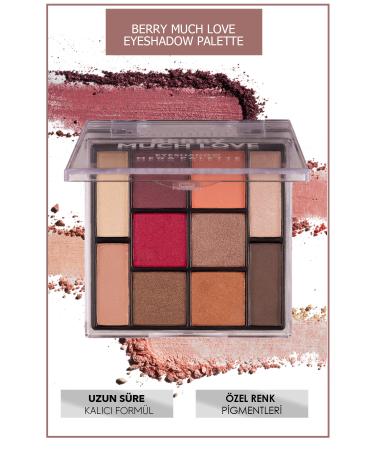 Lollis Berry Much Love 10 Colors Eyeshadow Palette / Berry Much Love Eyeshadow Palette 10 Colors - Buy Online on GoSupps.com
