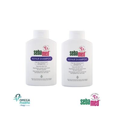 Sebamed Shampoo Repair 400 ml x 2 - Buy Online on GoSupps.com