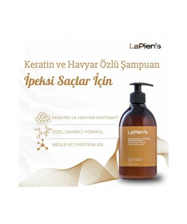 Lapien's Nourishing Shampoo and Argan Oil for Dry Frizzy Damaged Hair - Buy Online on GoSupps.com