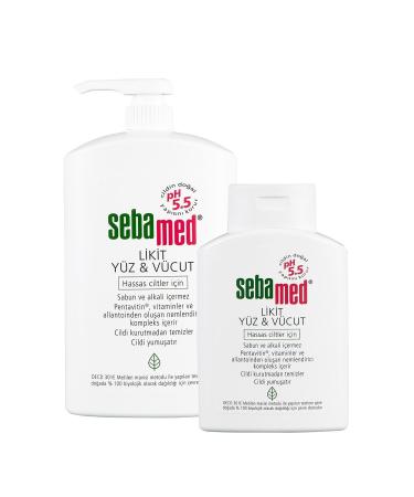 Sebamed Face and Body Cleanser Liquid 1000 ml + 200 ml 41030401153624