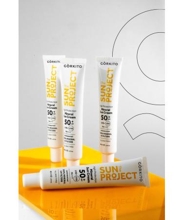 G rkito The Sun Project High Protection Brightening Mineral Sun Cream 50 Spf 40 ml - Buy Online on GoSupps.com