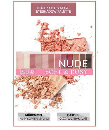 Lollis Nude Soft&rosy Eyeshadow Palette /nude Soft&rosy Eyeshadow Palette - Buy Online on GoSupps.com