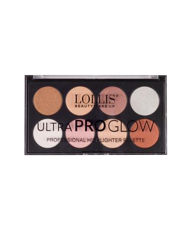 Lollis Ultra Pro Glow Professional Highlighter Palette 02 / Ultra Pro Glow Professional Highlighter Palette 02 - Buy Online on GoSupps.com