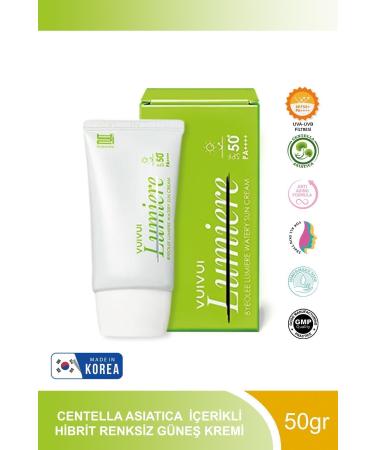 byeolee Centella Asiatica (CICA) Hybrid Colorless Smooth and Brightening Korean Sun Cream Spf50 / Pa 50gr