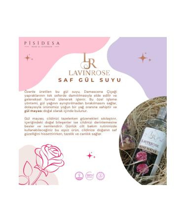 Lavin Rose Oil-Free Natural Rose Water (Local Rose Yeast) - Buy Online on GoSupps.com