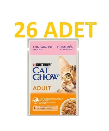 Cat Chow Canned Cat Food with Salmon 85 Gr X 26 Pieces